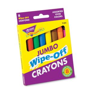 Wipe off Crayons Jumbo 8/pk by Trend Enterprises