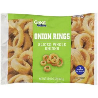 Great Value Onion Rings, 16 oz