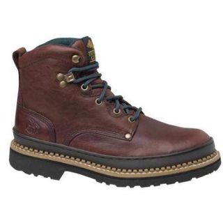 Georgia Boot Size 12 Steel Toe Work Boots, Men's, Brown, W, G6374 012W
