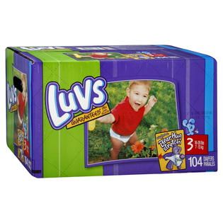 Luvs  Diapers, 3 (16 28 lb), Blues Clues, 104 diapers