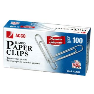 AccoBrands Jumbo Paper Clip (100 Count)