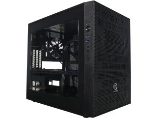 Thermaltake Core X1 Black Mini ITX Stackable Tt LCS Certified Cube Chassis CA 1D6 00S1WN 00