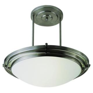 Bel Air Lighting Cabernet Collection 1 Light White Semi Flush Mount Light with Frosted Glass Shade 2481 WH