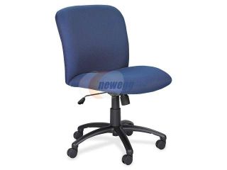 Safco 3491BU Chair, Mid Back, Big & Tall, Blue