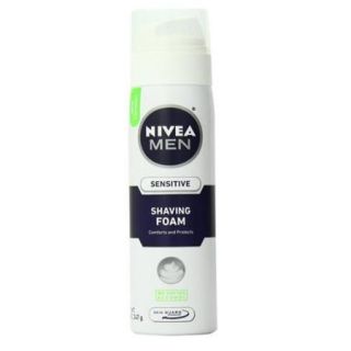NIVEA FOR MEN Sensitive Shaving Foam 8.70 oz (Pack of 3)