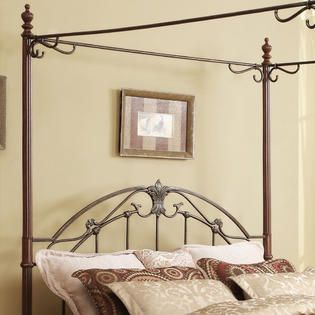 Oxford Creek  Queen size Wood/Metal Canopy Bed