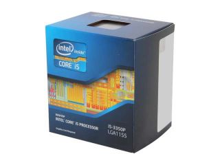 Open Box Intel Core i5 3350P Ivy Bridge Quad Core 3.1GHz (3.3GHz Turbo) LGA 1155 69W BX80637i53350P Desktop Processor