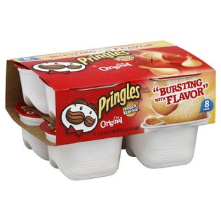 Pringles Snack Stacks Potato Crisps, The Original, 8 Pack, 8   0.74 oz