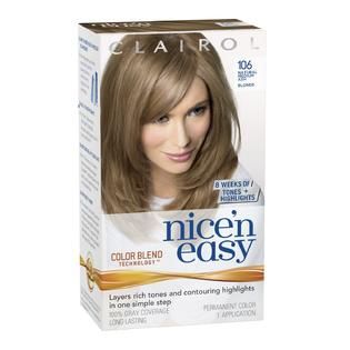 Clairol  Nice n Easy Hair Color, Natural Medium Ash Blonde (106)