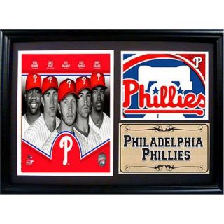 MLB Philadelphia Phillies Photo Stat Frame, 12x18