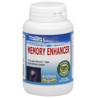 BlueSky Herbal Memory Enhancer Herbal Supplement, 60 count