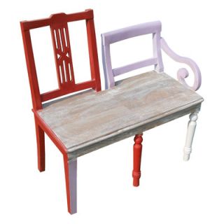 Coast to Coast Imports 2 Chair Back Bench