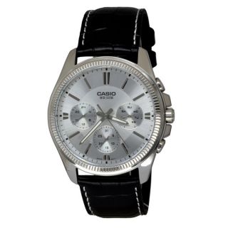 Casio Mens MTP1375L 7A Dress Silver Watch