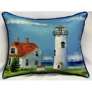 Betsy Drake HJ485 Chatham, MA Lighthouse Large Indoor Outdoor Pillow 16 inch x 20 inch