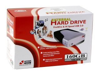 acomdata HD160U2FE 72  External Hard Drive