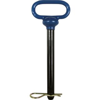 Braber Equipment 3-Point Hitch Pin — 5/8in. Dia. x 4in.L, Model# 702HPBLU  Clevis   Hitch Pins