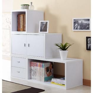 Furniture of America Wiltans White Storage Cabinet   Home   Furniture