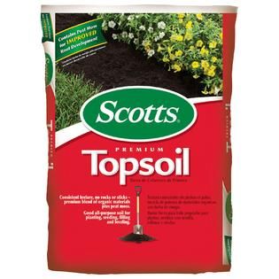 Scotts Premium Topsoil .75 cu. ft.   Lawn & Garden   Outdoor Tools