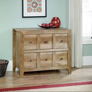 Sauder Dakota Pass TV Stand in Craftsman Oak