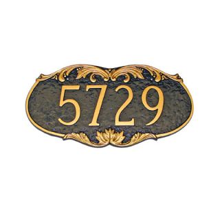 Montague Metal Products Charleston Address Plaque