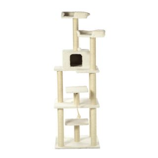 Zoey Tails 79 Cat Tree in White