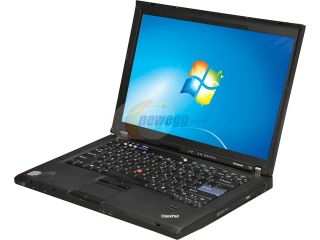 Refurbished Lenovo Laptop T61 Intel Core 2 Duo 2.00 GHz 4 GB Memory 250 GB HDD 14.1"