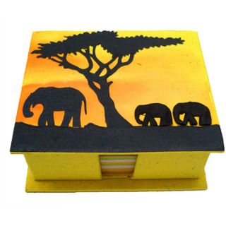 Mr. Ellie Pooh Yellow Themed Poo Paper Note Box (Sri Lanka)