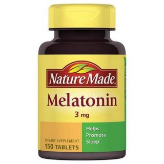 Nature Made Melatonin Dietary Supplement Tablets, 3mg, 150 count