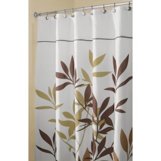 InterDesign Leaves Shower Curtain   Brown/Taupe (78x54)
