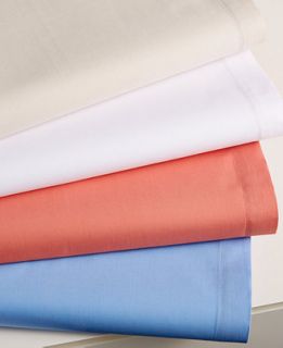 Martha Stewart Whim Collection Solid Cotton Percale Sheet