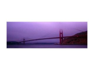 Suspension bridge across the sea, Golden Gate Bridge, San Francisco, Marin County, California, USA Print by Panoramic