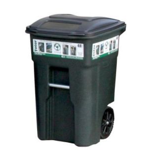 Toter 48 Gal. Green Wheeled Trash Can 025548 01GRS