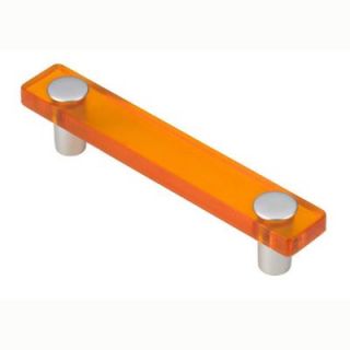 Siro Designs 96mm Decco Orange and Matte Aluminum Pull HD 106 116