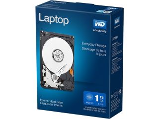 WD Laptop Mainstream WDBMYH0010BNC NRSN 1TB 5400 RPM 8MB Cache SATA 3.0Gb/s 2.5" Internal Hard Drive Retail Kit