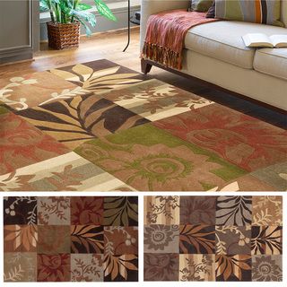 Hand tufted Solano Transitional Floral Area Rug (5 x 79