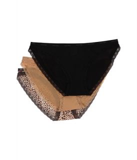 Calvin Klein Underwear 3 Pack Bikini Black/Buff/Catwalk Print