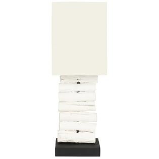 Safavieh  Mini White Washed Horizontal Branch Table Lamp with Off