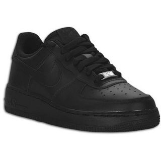 Nike Air Force 1 Low 07 LE   Boys Grade School   Basketball   Shoes   Black/Black