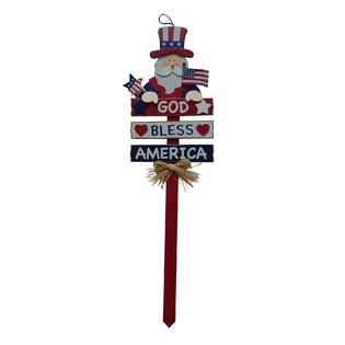 Americana 36 Americana Welcome Yard Stake  Uncle Sam   Seasonal