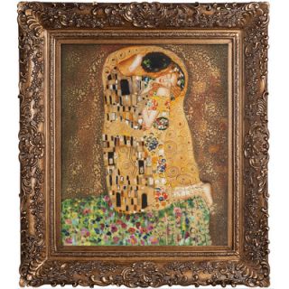 Tori Home The Kiss (Full View) by Klimt Framed Hand Painted Oil on