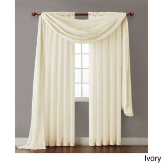 VCNY Infinity Sheer Rod Pocket Curtain Panel