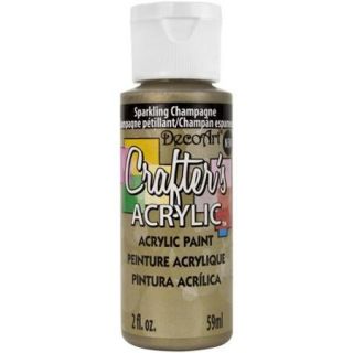Crafter's Acrylic All Purpose Paint 2 Ounces Sparkling Champagne