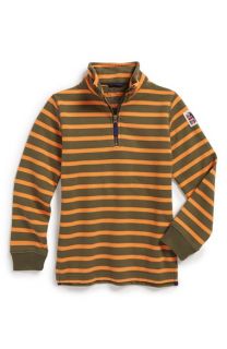 Mini Boden Half Zip Sweatshirt (Toddler Boys, Little Boys & Big Boys)