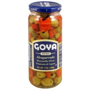 Goya Manzanilla Olives, Pimientos & Capers, Pitted, 7 oz (198 g