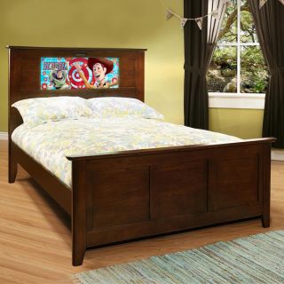 LightHeaded Beds Shaker Chocolate Full Bed with Changeable Back lit
