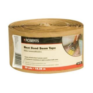 Roberts 50 245, 3.5 in. wide, 10 Rolls of Heat Bond Carpet Seaming Tape DISCONTINUED 50 245 1XCASE