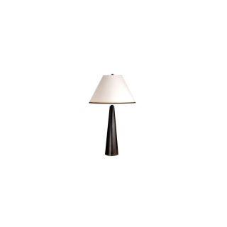 Cascadia Lighting 27 3/4 in Brown Table Lamp with Fabric Shade