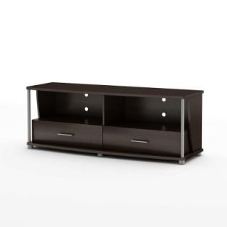South Shore Furniture City Life TV Stand in Chocolate 4219662