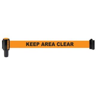 Banner Stakes Orange Polyester Fabric Keep Area Clear Banner (Pack of 5) 20120053
