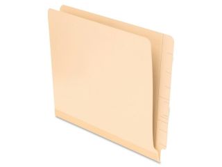 Pendaflex 11035 Laminate Spine Shelf File Folder, Straight Tab, 11 pt Manila, Letter, 100/Box, 1 Box